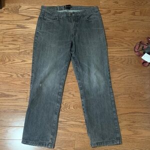 Crooks & Castles Gray Straight Men Jeans